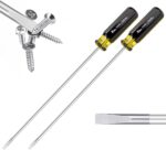 2 PCS 15" Long Screwdriver Set - Flat Blade Screwdriver