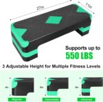 Adjustable Exercise Workout Aerobic Stepper Step Platform Trainer - Image 5
