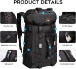 KAKA Travel Backpack, Carry On Backpack Durable Convertible Duffle Bag - Image 7