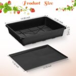 Plastic Seedling Starter Microgreen Growing Tray - Image 7